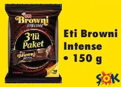 ETİ BROWNİ INTENSE 150 G ETİ BROWNİ INTENSE 150 G